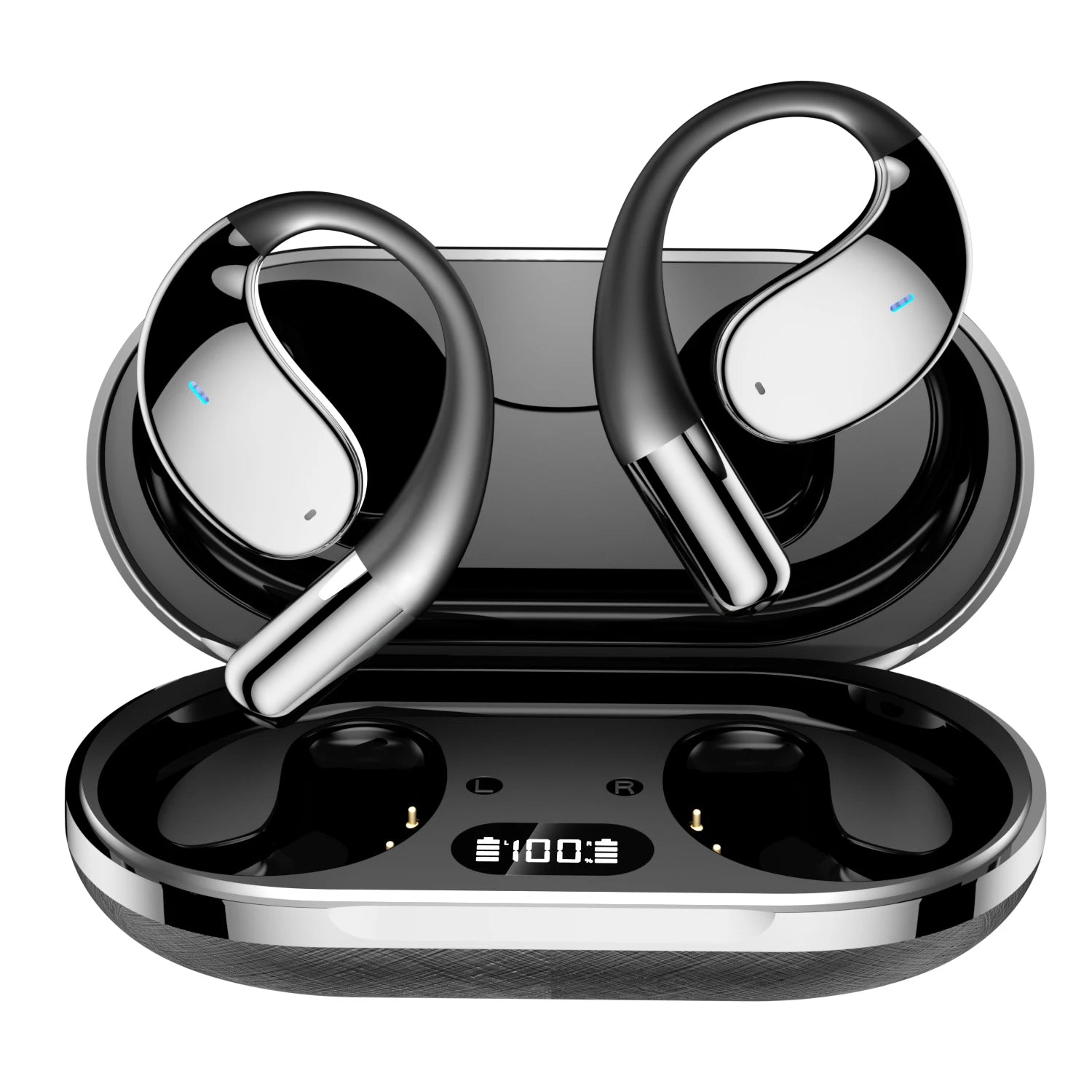 Q39Wireless AI RealTime Translation Headphones 140Languages Instant Voice Translator Earbuds Ear Hook Noise Cancelling Headphone