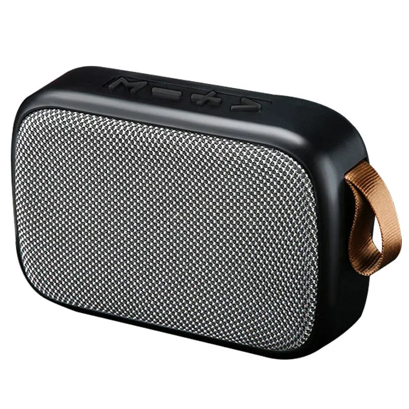 Wireless Mini Bluetooth Speaker with Fabric Design, TF Card Support, 3D Stereo Sound, Designed for Outdoor Use