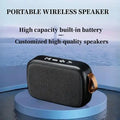 Wireless Mini Bluetooth Speaker with Fabric Design, TF Card Support, 3D Stereo Sound, Designed for Outdoor Use