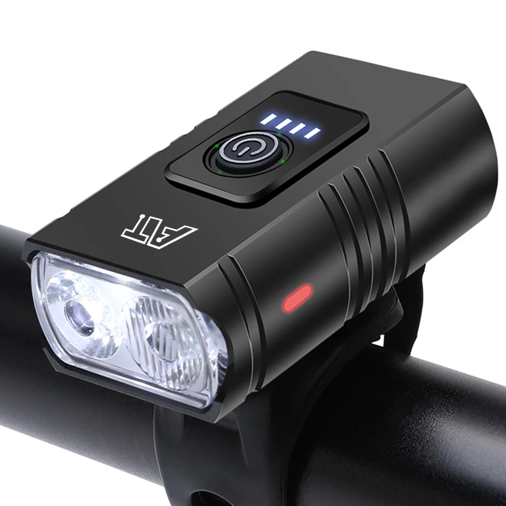 LED Bicycle Front Light Type-C Rechargeable Bicycle Headlight MTB Road Bike Headlamp Easy to Install Cycling Accessories