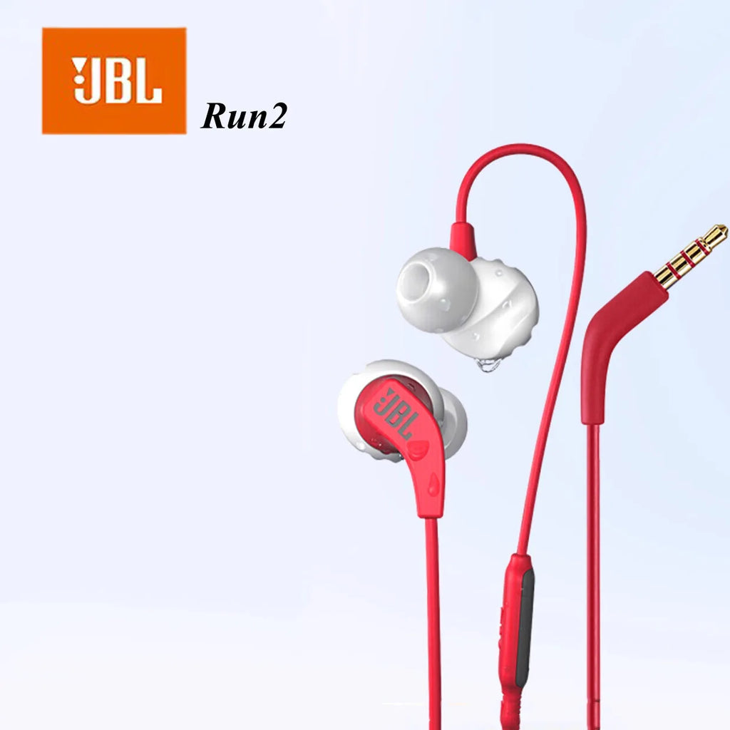 JBL ENDURRUN 2 Officially Authorized In-ear Headphones Built-in Microphone Wired Sports Gaming Headset Waterproof Heavy Bass